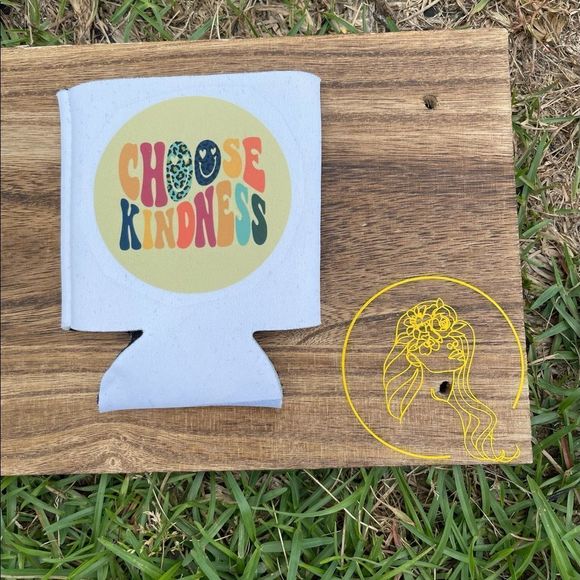 Choose Kindness Groovy 12Oz Can Koozie - Picture 1 of 6